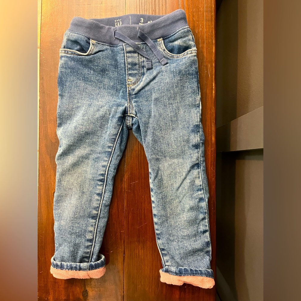 Micro fleece lined jeans